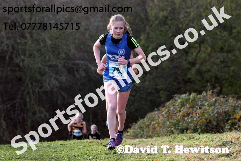 Womens under-17s and under-20s 2017 Start Fitness North Eastern Harrier League, Aykley Heads, Durham. Photo:  David T. Hewitson/Sports for All Pics